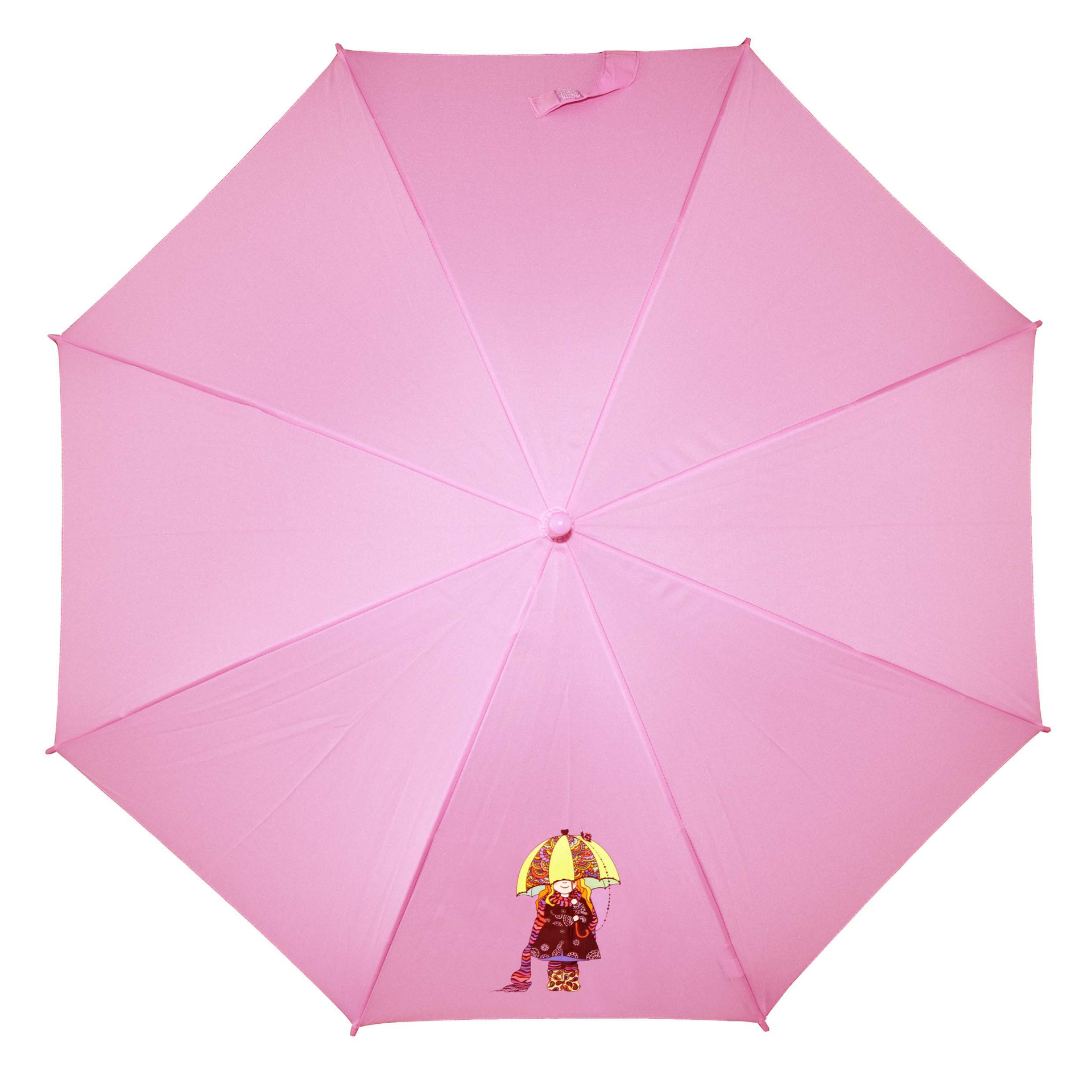 DERBY Dětský holový vystřelovací deštník s potiskem vícebarevný 72856CZ06