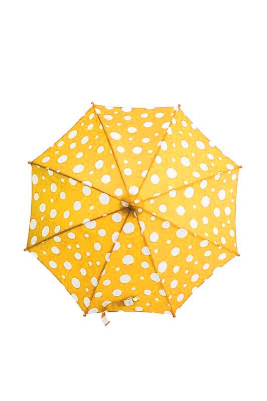DERBY Maxi Dots dětský holový vystřelovací deštník žlutá 72780D03