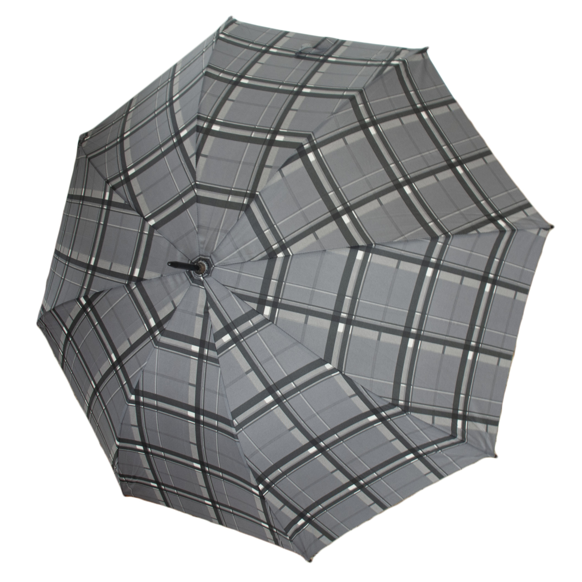 DERBY Hit Long dámský/pánský holový vystřelovací deštník šedá 77268P03