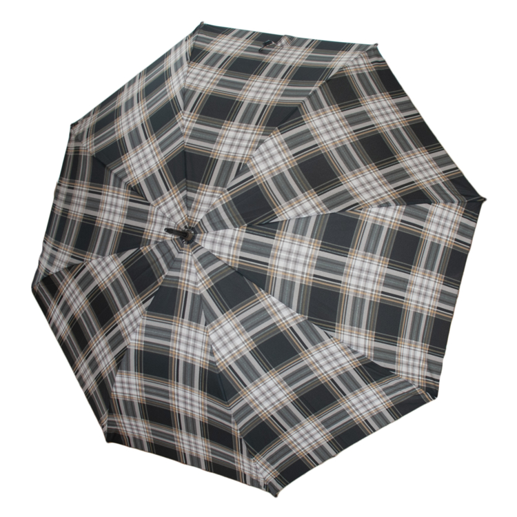 Obrázek z DERBY Hit Long - dámský/pánský holový vystřelovací deštník hnědá 