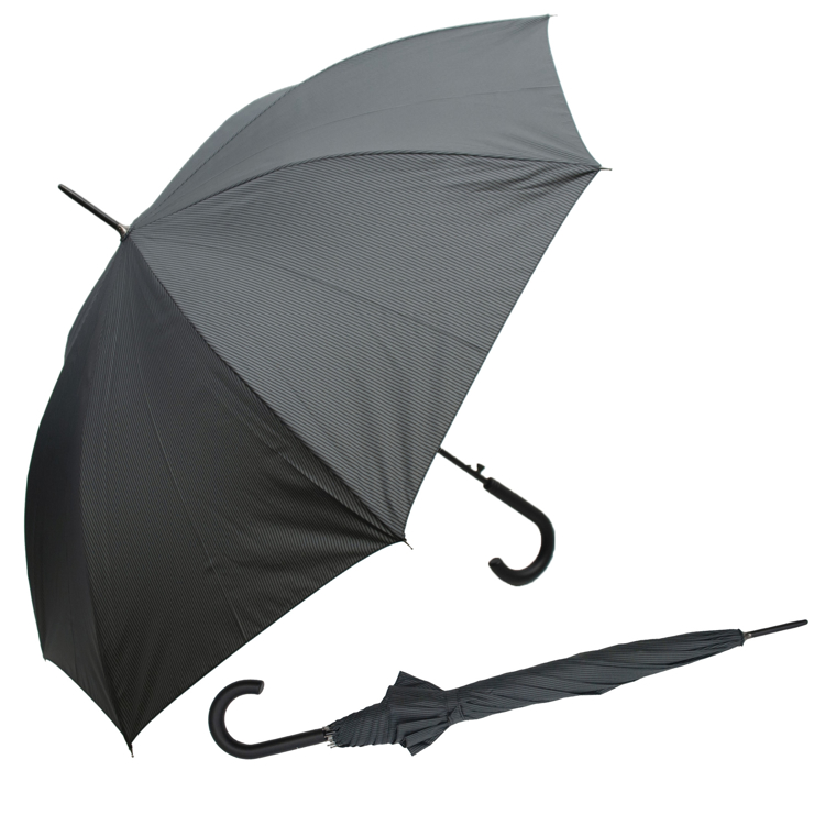 Obrázek z DERBY Hit Long AC Automatic - pánský holový vystřelovací deštník šedá 