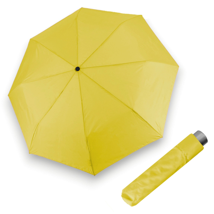 Obrázek z DERBY Mini Light Uni - dámský/dětský skládací deštník žlutá 