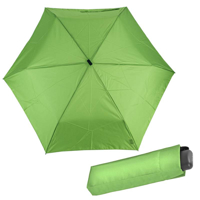 DERBY HIT MINI FLAT - dětský/dámský skládací deštník zelená