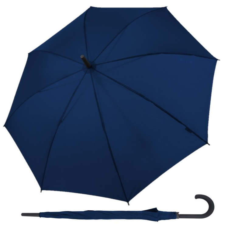 Obrázek z DERBY Hit Stick Long Automatic NAVY - dámský holový vystřelovací deštník modrá 