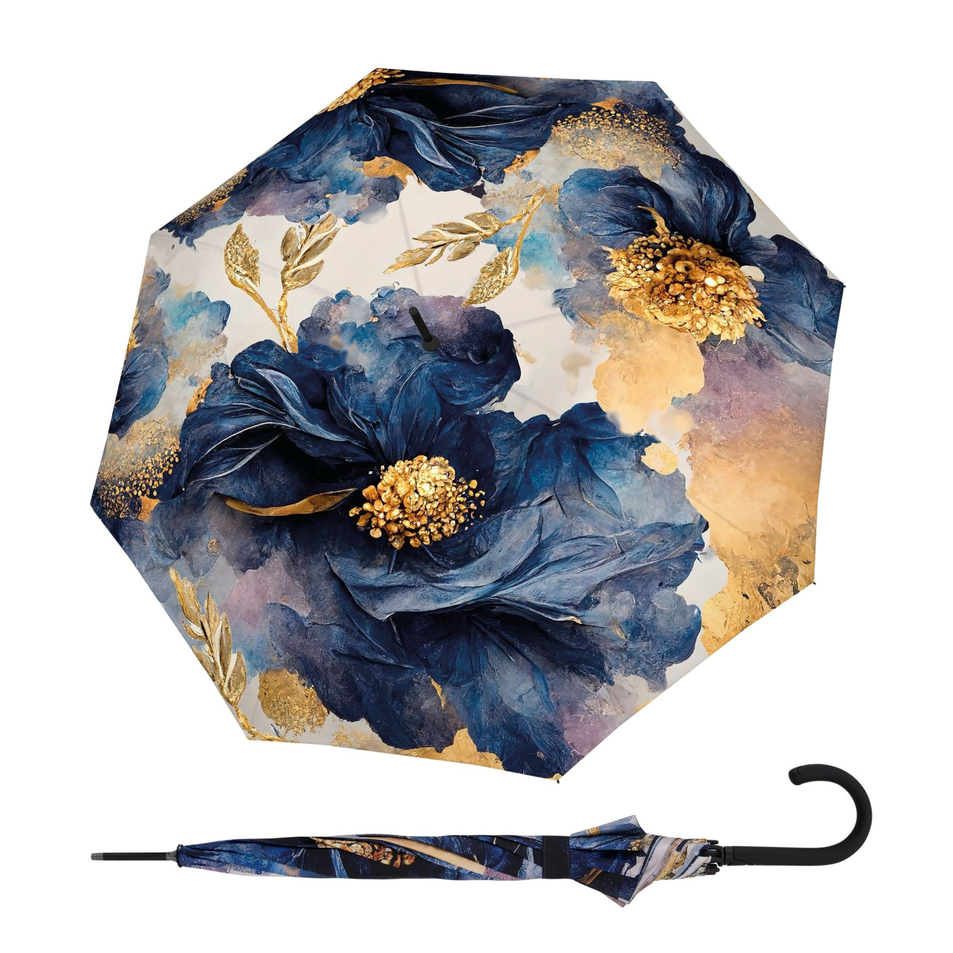 DOPPLER Fiber Flex Long AC Couture dámský holový vystřelovací deštník vícebarevný 740765SCU