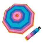 Obrázek z DOPPLER Fiber Magic Happy pink - dámský plně automatický deštník vícebarevný 