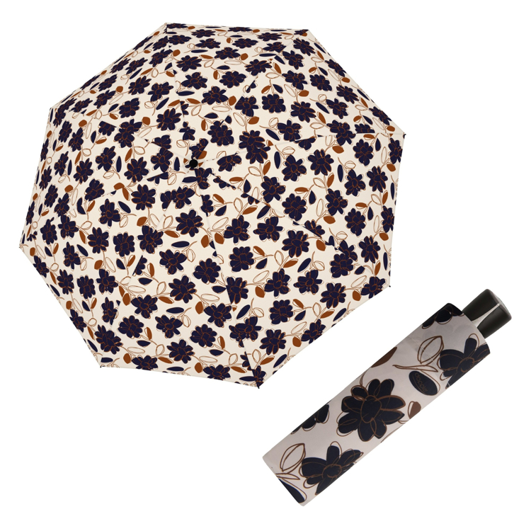 Obrázek z DOPPLER Fiber Mini Blossom - dámský skládací deštník červená 