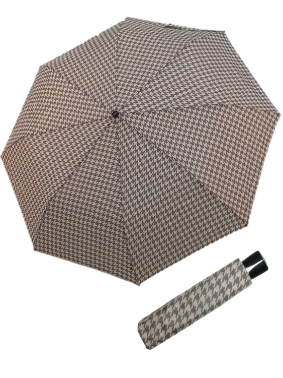 Obrázek z DOPPLER Fiber Mini Denver - dámský skládací deštník béžová 