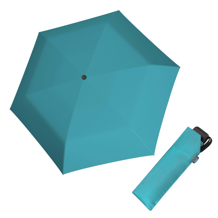 Obrázek z DOPPLER Carbonsteel Mini Slim Seasonal - dámský skládací deštník modrá 