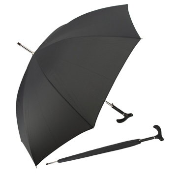 Obrázek DOPPLER Steel Arnold Automatic Fritzgriff - pánský holový vystřelovací deštník šedá