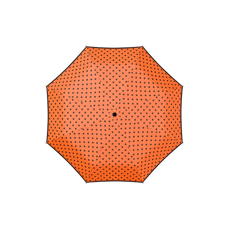 DOPPLER Long Lolita dámský vystřelovací holový deštník oranžová světle 740865D01