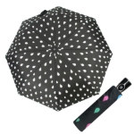 Obrázek z DOPPLER Fiber Magic rain drop - dámský plně automatický deštník černá 