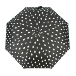 Obrázek z DOPPLER Fiber Magic rain drop - dámský plně automatický deštník černá 