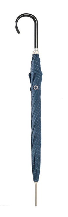 Obrázek z DOPPLER Carbonsteel Long AC CHIC - dámský holový vystřelovací deštník modrá 