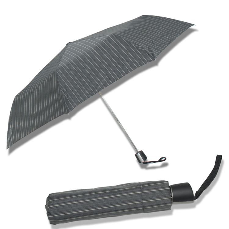 Obrázek z DOPPLER Mini Fiber - pánský skládací deštník šedá 