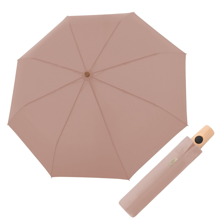 Obrázek z DOPPLER NATURE MAGIC Gentle Rose FSC® - dámský EKO deštník růžová 