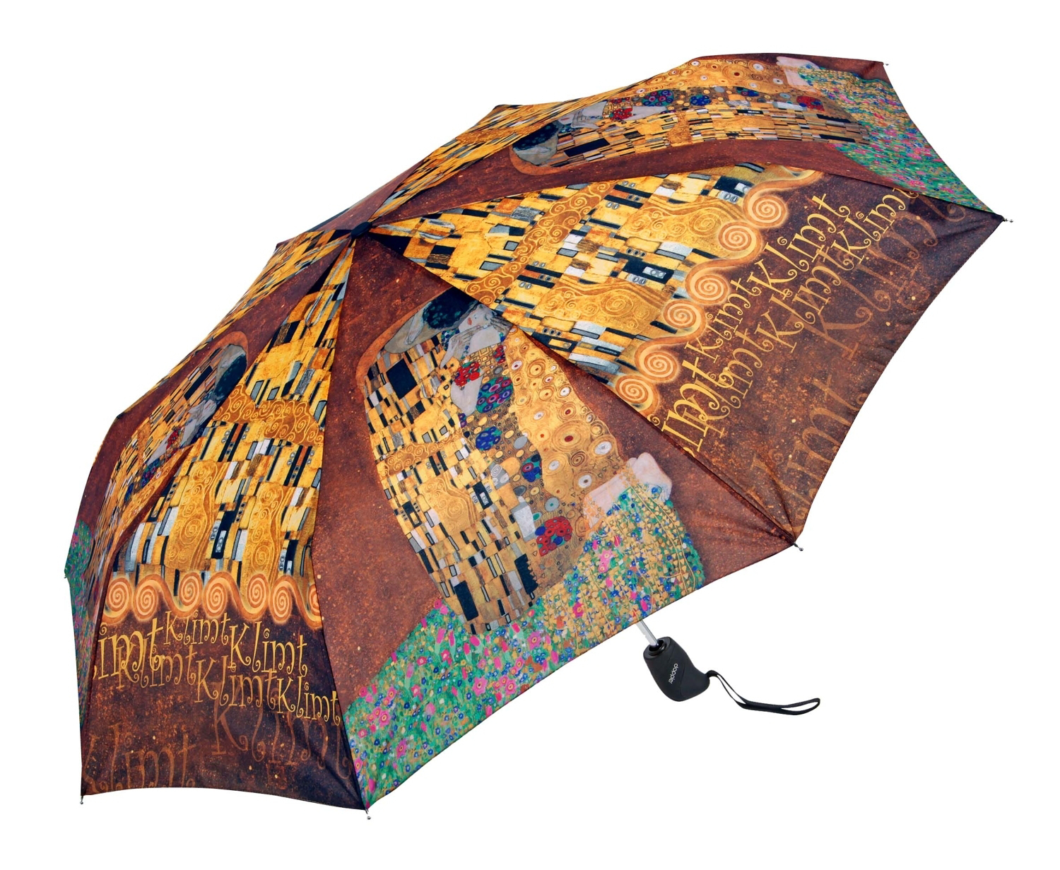 DOPPLER Magic Mini Klimt "Der Kuss" dámský plně automatický deštník vícebarevný 744157K