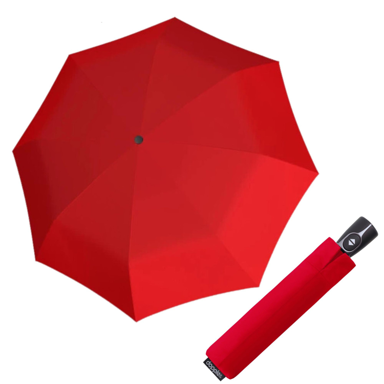 Obrázek z DOPPLER Magic Fiber UNI - dámský plně automatický deštník červená 