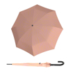 Obrázek z KNIRPS A.760 STICK AUTOMATIC Zebra Peach - elegantní holový vystřelovací deštník 