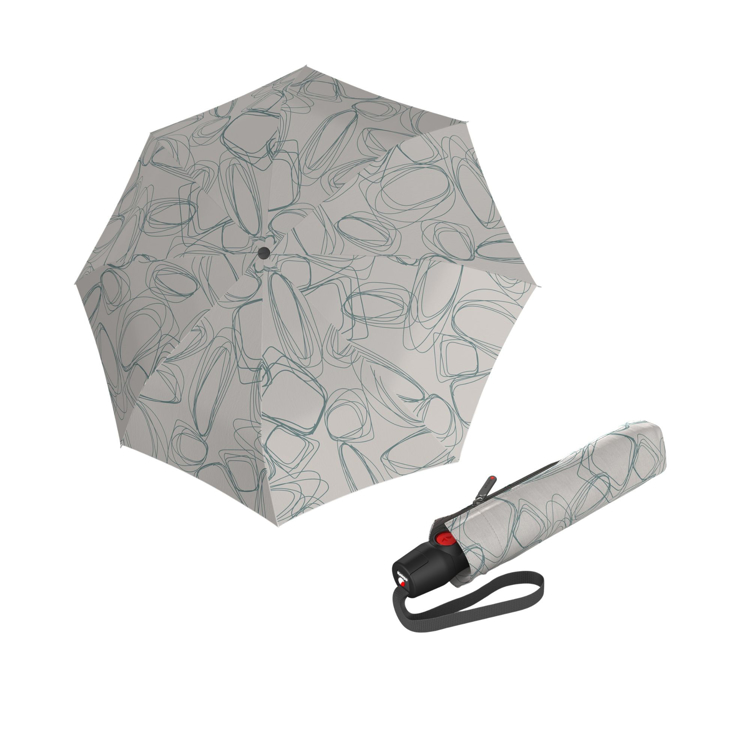 Obrázek z KNIRPS T.200 Medium Duomatic Pure Mineral - elegantní plně automatický deštník 
