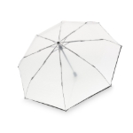 Obrázek z KNIRPS A.200 MEDIUM Transparent Black - elegantní dámský plnoautomatický deštník transparentní 