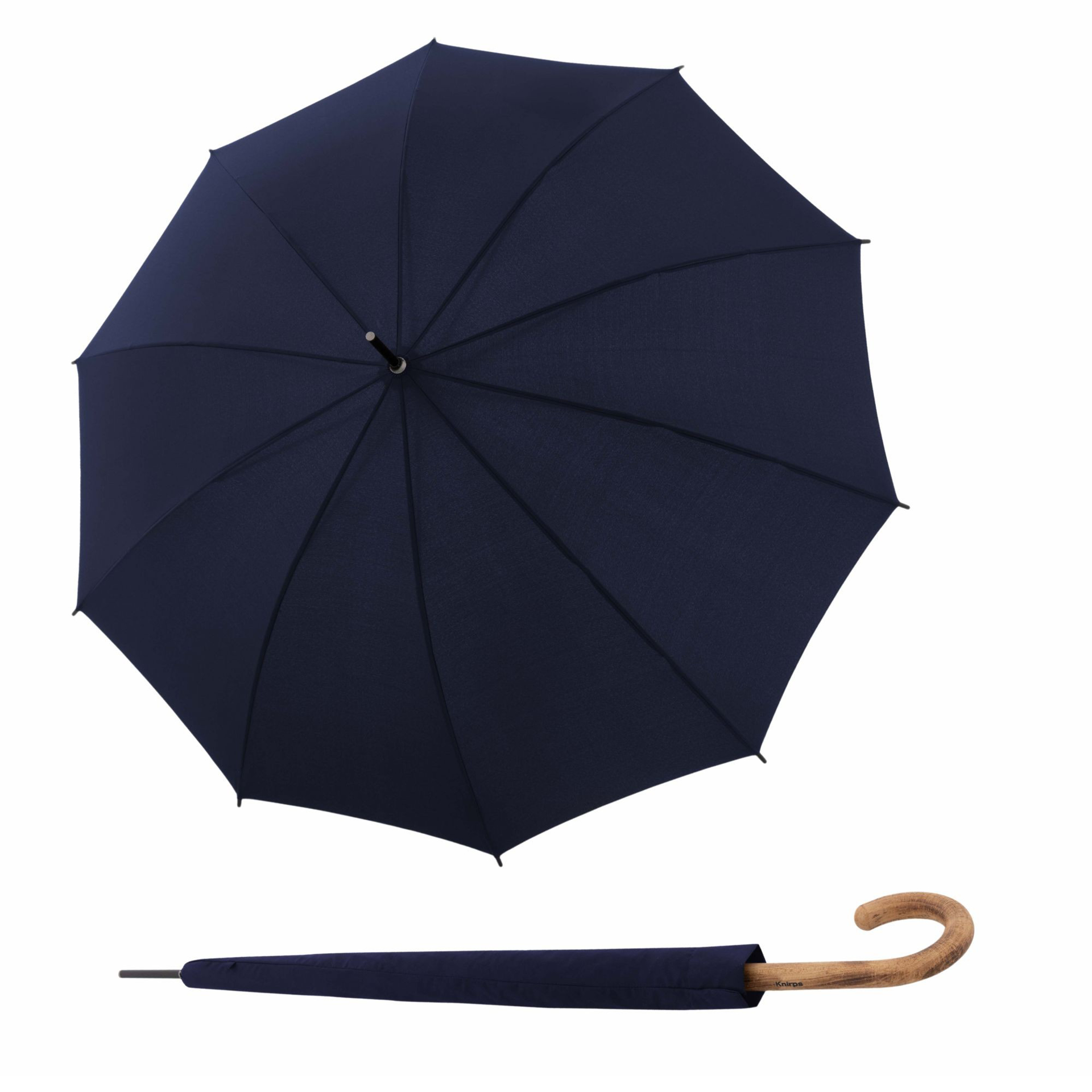 KNIRPS A.771 LONG NAVY pánský holový vystřelovací deštník modrá