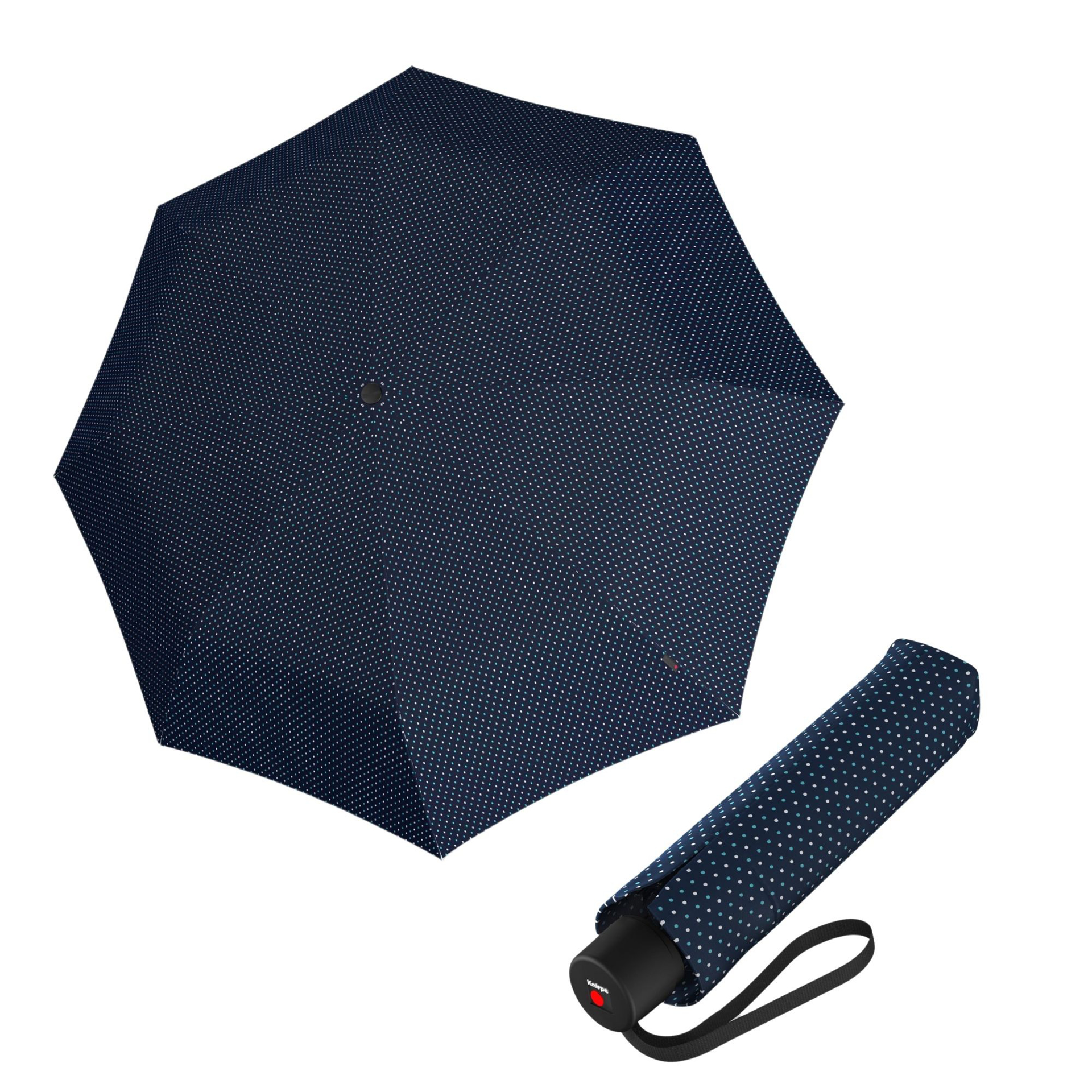 KNIRPS A.050 MEDIUM Joy navy elegantní dámský skládací deštník