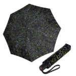 Obrázek z Knirps A 200 Medium Duomatic cubes black- elegantní plnoautomatický deštík vícebarevný 