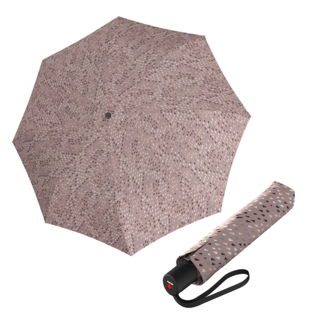 Obrázek z Knirps A 200 Medium Duomatic swarm sand - elegantní plnoautomatický deštík vícebarevný 