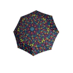 Obrázek z Knirps A.050 medium manual create black - elegantní skládací deštník vícebarevný 