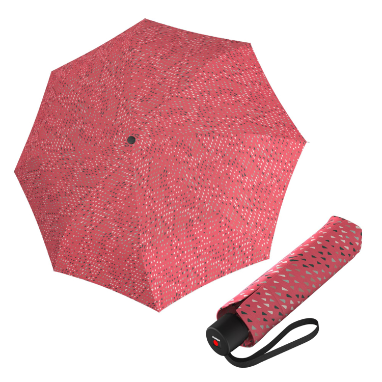 Obrázek z Knirps A.050 medium manual swarm coral - elegantní skládací deštník vícebarevný 