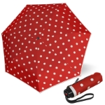 Obrázek z KNIRPS T.020 DOT ART RED - ultralehký skládací deštník červená 