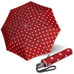Obrázek z KNIRPS T.200 DOT ART RED - elegantní dámský plně automatický deštník červená 