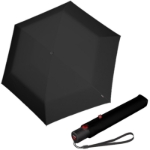 Obrázek z KNIRPS U.200 BLACK - elegantní dámský plně automatický deštník černá 