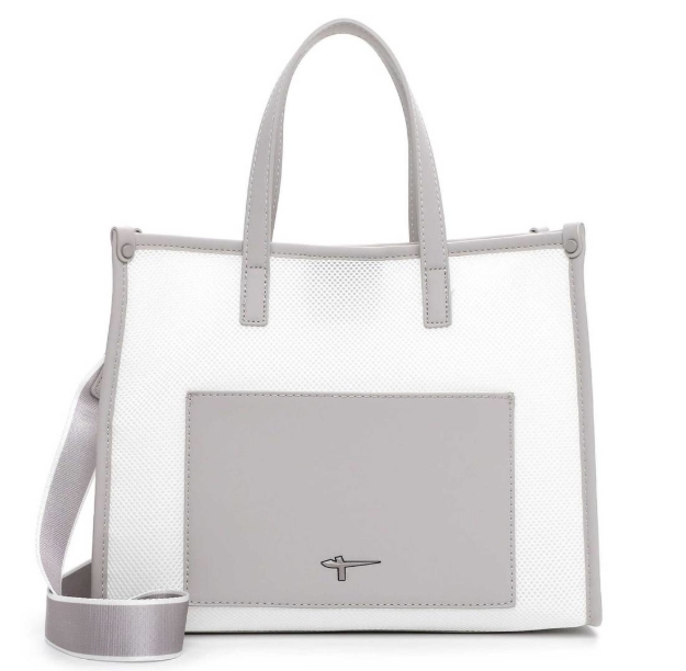 Obrázek z Tamaris Florentina 33762-810 Light grey Dámská kabelka přes rameno šedá 15 L 