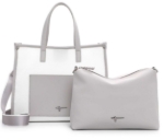 Obrázek z Tamaris Florentina 33762-810 Light grey Dámská kabelka přes rameno šedá 15 L 