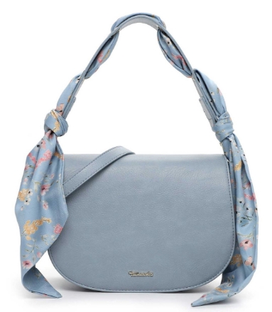 Obrázek Tamaris Fabia 33502-536 Crystal blue Dámská kabelka přes rameno modrá 4 L
