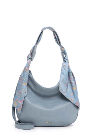 Obrázek Tamaris Fabia 33503-536 Crystal blue Dámská kabelka přes rameno modrá 7 L