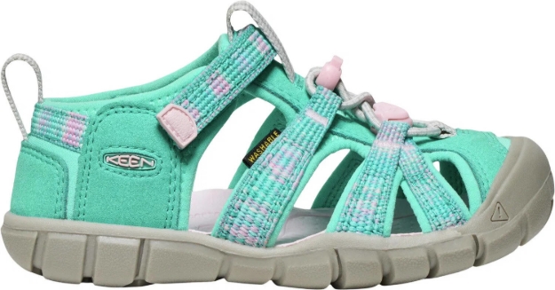 Obrázek z KEEN Seacamp II CNX Children Dětské sandály bright aqua/giggle pink 