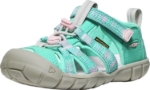 Obrázek z KEEN Seacamp II CNX Children Dětské sandály bright aqua/giggle pink 