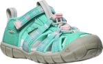 Obrázek z KEEN Seacamp II CNX Children Dětské sandály bright aqua/giggle pink 