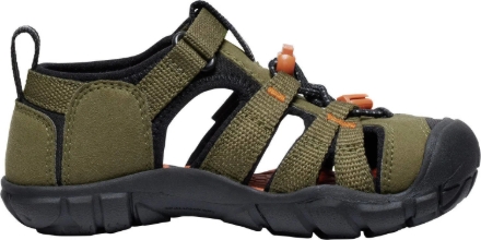 Obrázek KEEN Seacamp II CNX Children Dětské sandály dark olive/gold flame