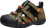 Obrázek z KEEN Seacamp II CNX Children Dětské sandály dark olive/gold flame 
