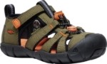 Obrázek z KEEN Seacamp II CNX Children Dětské sandály dark olive/gold flame 