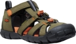 Obrázek z KEEN Seacamp II CNX Youth Dětské sandály dark olive/gold flame 