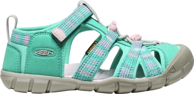 Obrázek z KEEN Seacamp II CNX Youth Dětské sandály bright aqua/pink a boo 