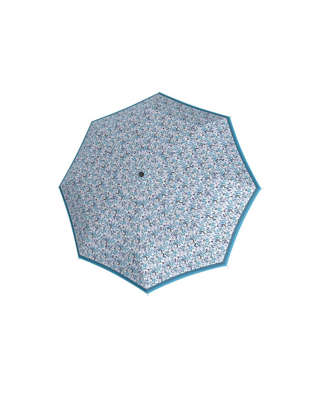 DOPPLER Fiber Magic Sprinkle dámský plně automatický deštník modrá 7441465SP02