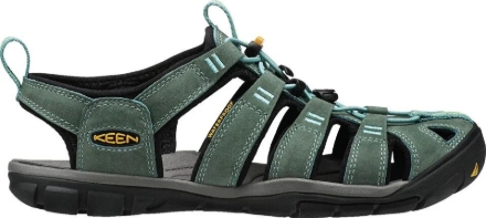 Obrázek KEEN Clearwater CNX Leather W Dámské sandály mineral blue/yellow