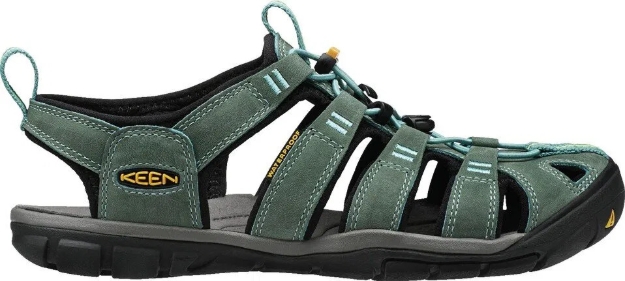 Obrázek z KEEN Clearwater CNX Leather W Dámské sandály mineral blue/yellow 