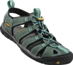 Obrázek z KEEN Clearwater CNX Leather W Dámské sandály mineral blue/yellow 